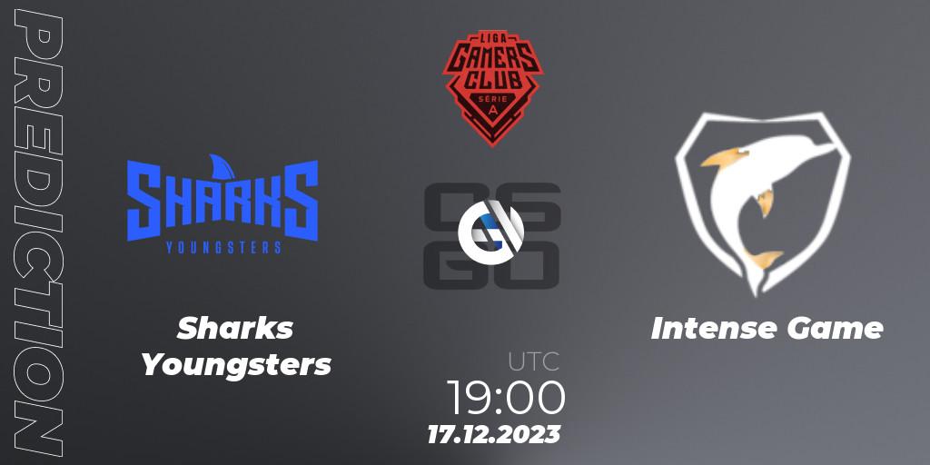 Prognose für das Spiel Sharks Youngsters VS Intense Game. 17.12.2023 at 19:00. Counter-Strike (CS2) - Gamers Club Liga Série A: December 2023