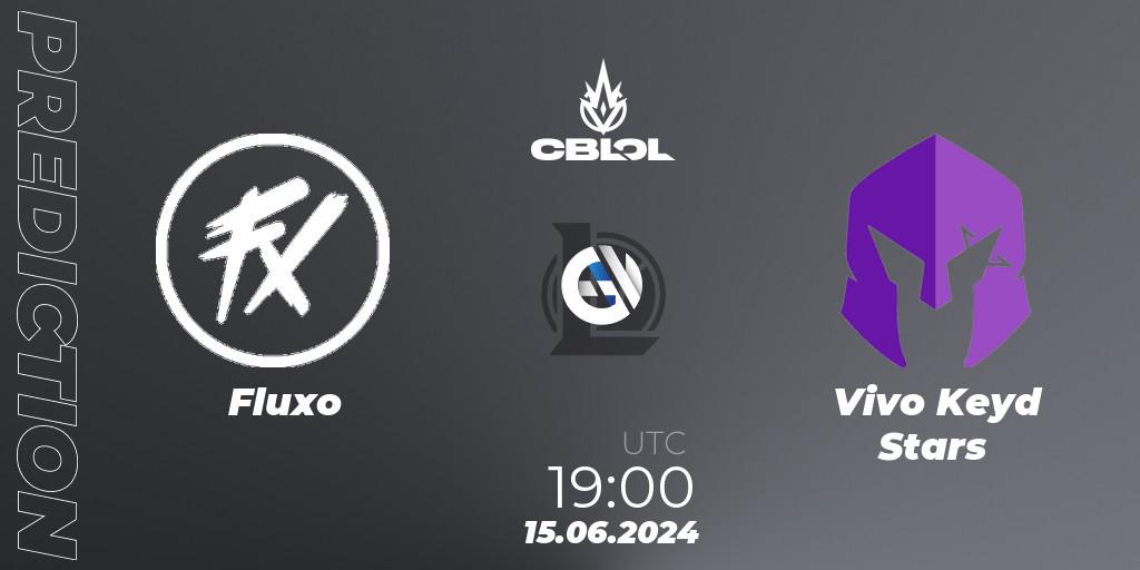 Prognose für das Spiel Fluxo VS Vivo Keyd Stars. 15.06.2024 at 19:00. LoL - CBLOL Split 2 2024 - Group Stage