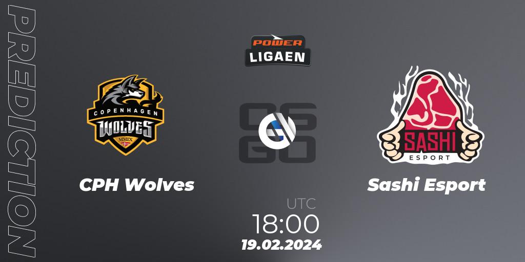 Prognose für das Spiel CPH Wolves VS Sashi Esport. 19.02.2024 at 18:00. Counter-Strike (CS2) - Dust2.dk Ligaen Season 25