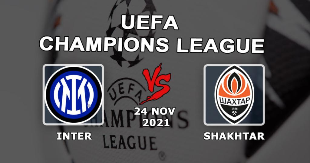 Inter - Shakhtar: Vorhersage und Wette auf das Champions-League-Spiel - 24.11.2021