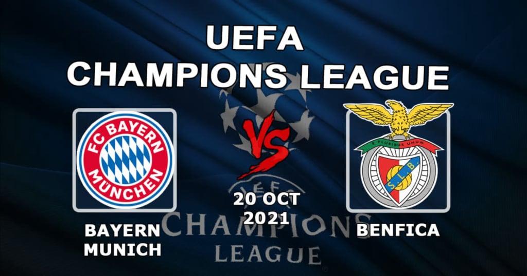 Bayern München - Benfica: Vorhersage und Wette auf das Champions-League-Spiel - 20.10.2021