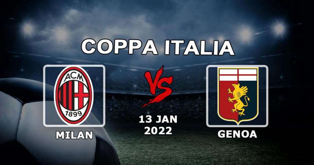 Mailand - Genua: Vorhersage und Wette auf das Spiel des italienischen Pokals - 13.01.2022