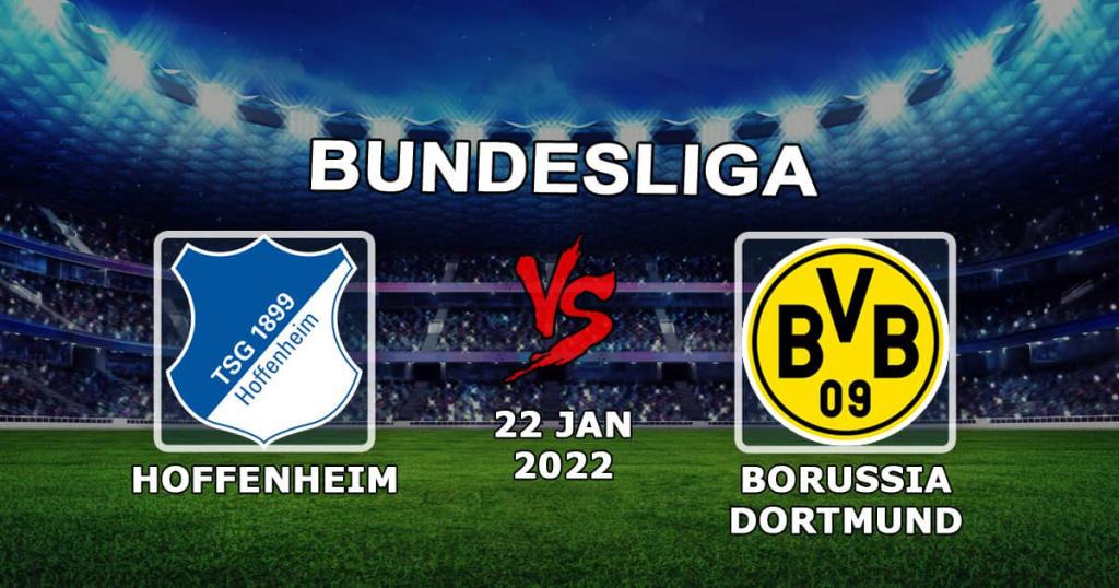 Hoffenheim - Borussia Dortmund: Prognose und Wette auf das Spiel der Bundesliga - 22.01.2022