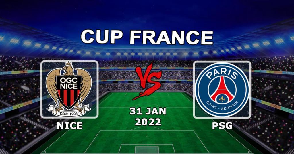 Paris Saint-Germain - Nizza: Vorhersage und Wette auf das Spiel des französischen Pokals - 31.01.2022