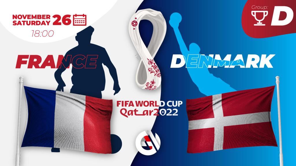 Frankreich - Dänemark: Vorhersage und Wette auf die Weltmeisterschaft 2022 in Katar