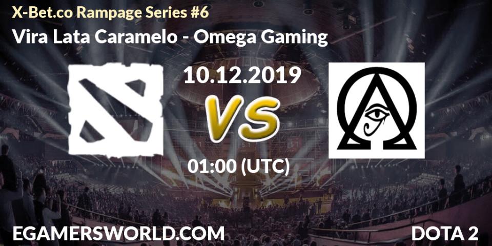 Prognose für das Spiel Vira Lata Caramelo VS Omega Gaming. 10.12.19. Dota 2 - X-Bet.co Rampage Series #6