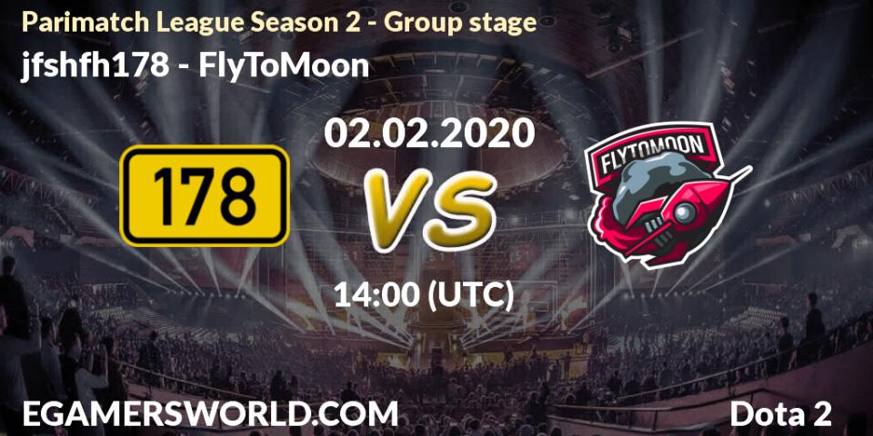Prognose für das Spiel Cyber Legacy VS FlyToMoon. 02.02.20. Dota 2 - Parimatch League Season 2 - Group stage