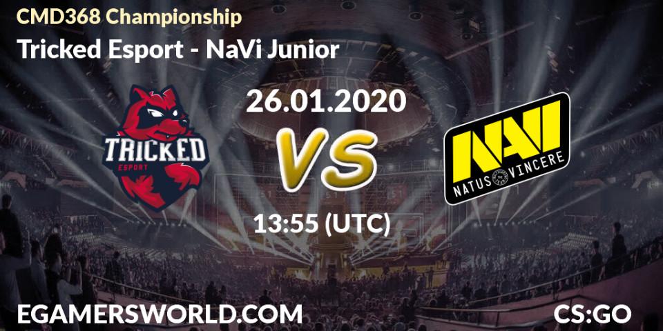 Prognose für das Spiel Tricked Esport VS NaVi Junior. 26.01.20. CS2 (CS:GO) - CMD368 Championship