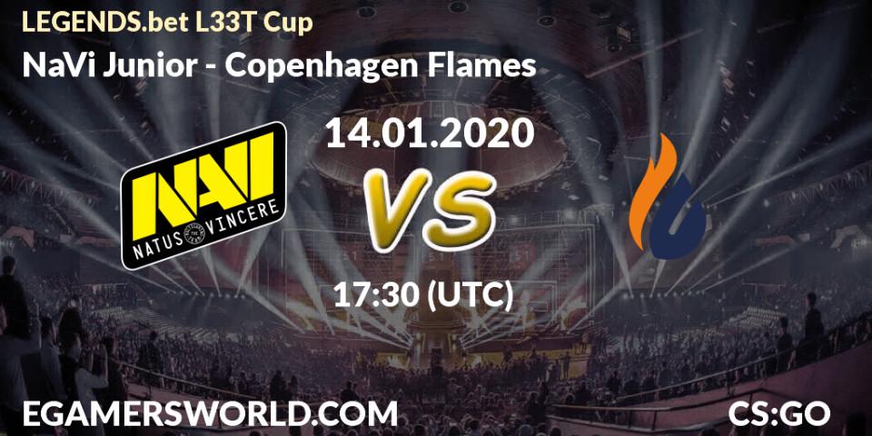 Prognose für das Spiel NaVi Junior VS Copenhagen Flames. 14.01.20. CS2 (CS:GO) - LEGENDS.bet L33T Cup