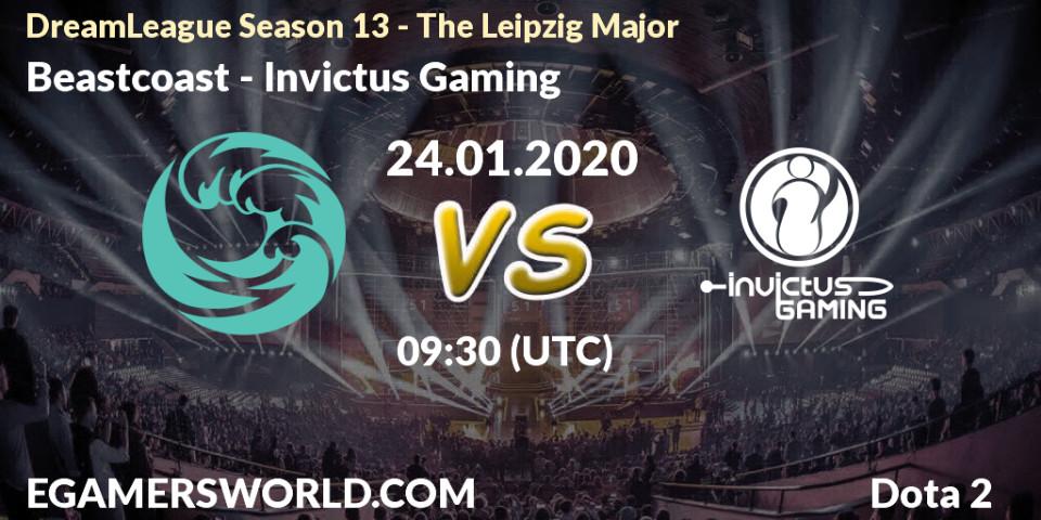 Prognose für das Spiel Beastcoast VS Invictus Gaming. 24.01.20. Dota 2 - DreamLeague Season 13 - The Leipzig Major