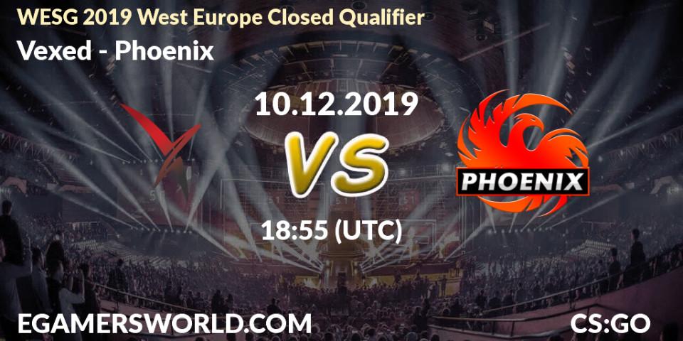 Prognose für das Spiel Vexed VS Phoenix. 10.12.19. CS2 (CS:GO) - WESG 2019 West Europe Closed Qualifier