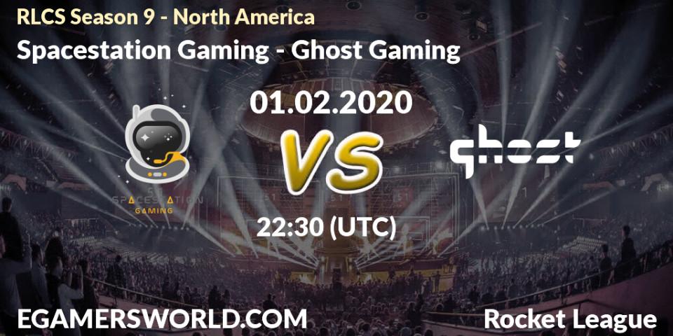 Prognose für das Spiel Spacestation Gaming VS Ghost Gaming. 08.02.20. Rocket League - RLCS Season 9 - North America