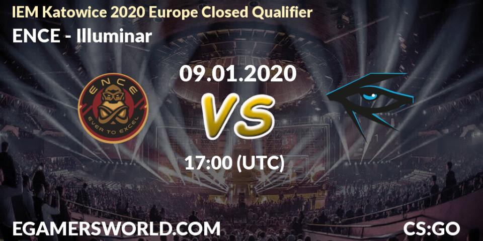 Prognose für das Spiel ENCE VS Illuminar. 09.01.20. CS2 (CS:GO) - IEM Katowice 2020 Europe Closed Qualifier
