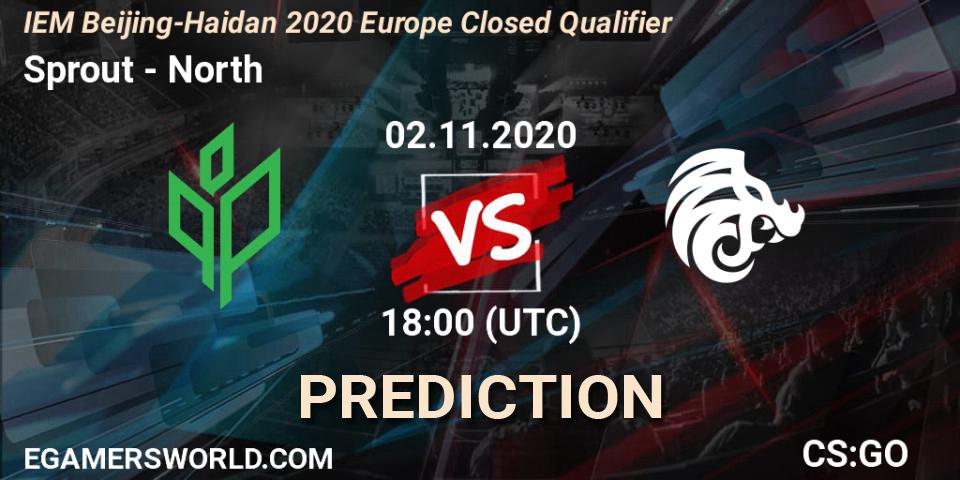 Prognose für das Spiel Sprout VS North. 02.11.20. CS2 (CS:GO) - IEM Beijing-Haidian 2020 Europe Closed Qualifier
