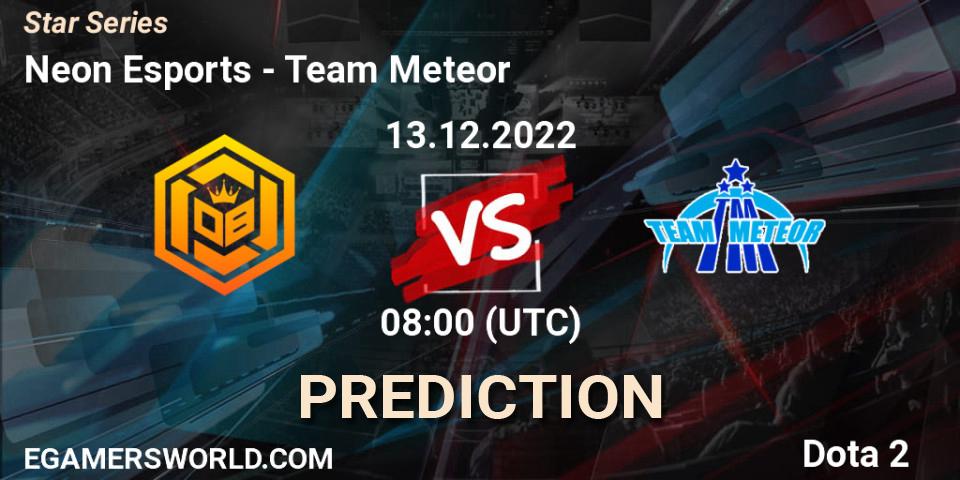 Prognose für das Spiel Neon Esports VS Team Meteor. 13.12.22. Dota 2 - Star Series