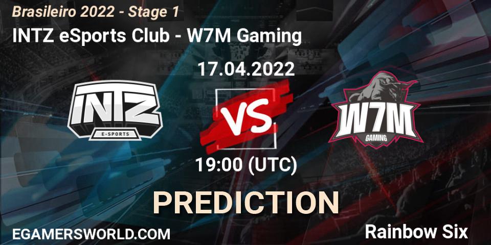 Prognose für das Spiel INTZ eSports Club VS W7M Gaming. 17.04.22. Rainbow Six - Brasileirão 2022 - Stage 1