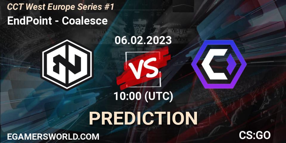Prognose für das Spiel EndPoint VS Coalesce. 06.02.23. CS2 (CS:GO) - CCT West Europe Series #1