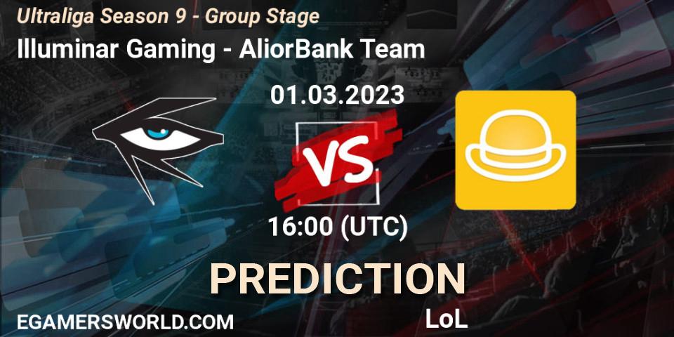 Prognose für das Spiel Illuminar Gaming VS AliorBank Team. 01.03.23. LoL - Ultraliga Season 9 - Group Stage