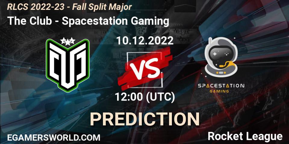 Prognose für das Spiel The Club VS Spacestation Gaming. 10.12.22. Rocket League - RLCS 2022-23 - Fall Split Major