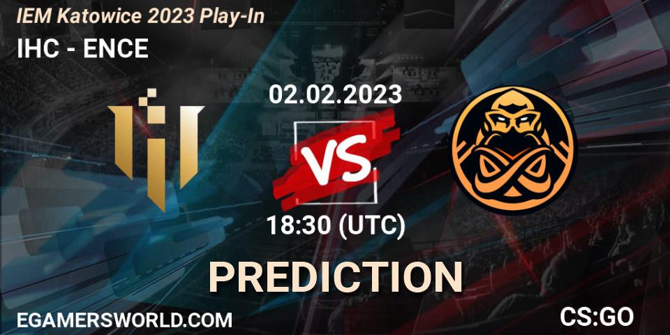 Prognose für das Spiel IHC VS paiN Gaming. 02.02.23. CS2 (CS:GO) - IEM Katowice 2023 Play-In