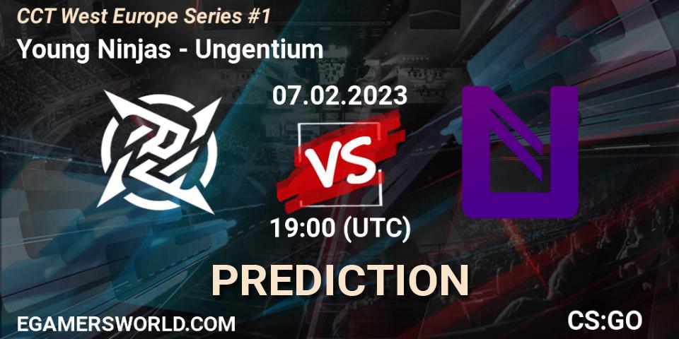 Prognose für das Spiel Young Ninjas VS Ungentium. 07.02.23. CS2 (CS:GO) - CCT West Europe Series #1