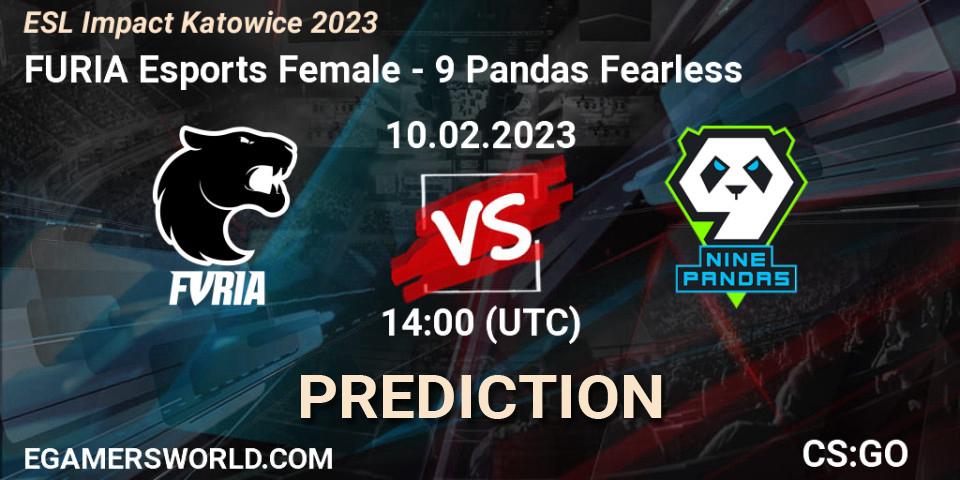 Prognose für das Spiel FURIA Esports Female VS 9 Pandas Fearless. 10.02.23. CS2 (CS:GO) - ESL Impact Katowice 2023