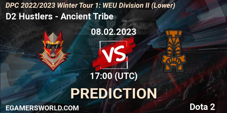 Prognose für das Spiel D2 Hustlers VS Ancient Tribe. 08.02.23. Dota 2 - DPC 2022/2023 Winter Tour 1: WEU Division II (Lower)