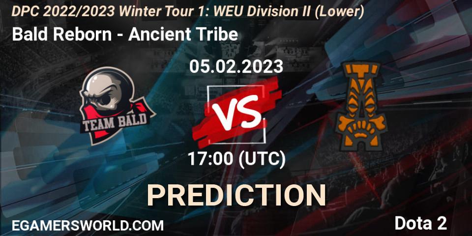 Prognose für das Spiel Bald Reborn VS Ancient Tribe. 05.02.23. Dota 2 - DPC 2022/2023 Winter Tour 1: WEU Division II (Lower)