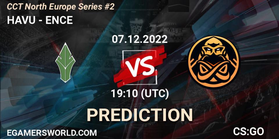 Prognose für das Spiel HAVU VS ENCE. 07.12.22. CS2 (CS:GO) - CCT North Europe Series #2