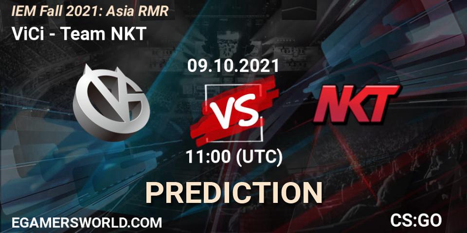 Prognose für das Spiel ViCi VS Team NKT. 09.10.21. CS2 (CS:GO) - IEM Fall 2021: Asia RMR