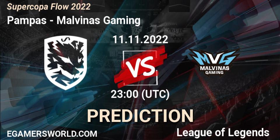 Prognose für das Spiel Pampas VS Malvinas Gaming. 11.11.22. LoL - Supercopa Flow 2022