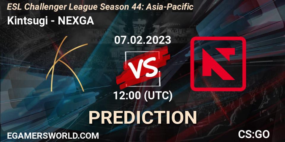 Prognose für das Spiel Kintsugi VS NEXGA. 10.02.23. CS2 (CS:GO) - ESL Challenger League Season 44: Asia-Pacific