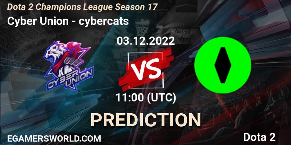 Prognose für das Spiel GameAcces VS cybercats. 03.12.22. Dota 2 - Dota 2 Champions League Season 17