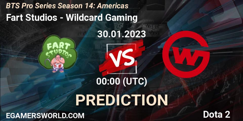 Prognose für das Spiel Fart Studios VS Wildcard Gaming. 30.01.23. Dota 2 - BTS Pro Series Season 14: Americas