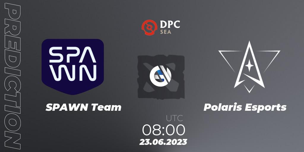 Prognose für das Spiel SPAWN Team VS Polaris Esports. 23.06.23. Dota 2 - DPC 2023 Tour 3: SEA Division II (Lower)