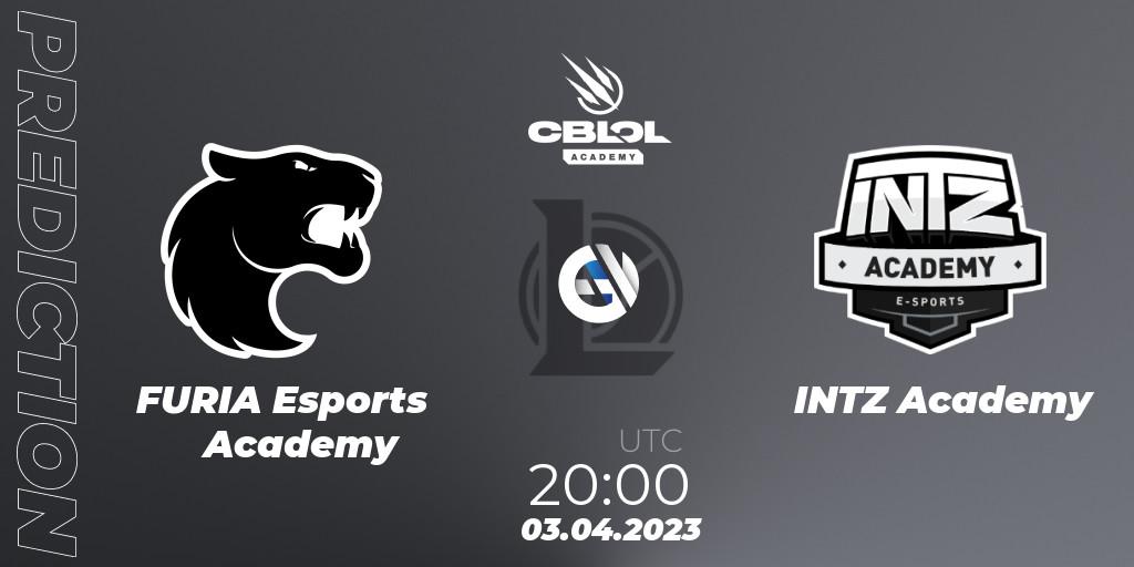 Prognose für das Spiel FURIA Esports Academy VS INTZ Academy. 03.04.23. LoL - CBLOL Academy Split 1 2023