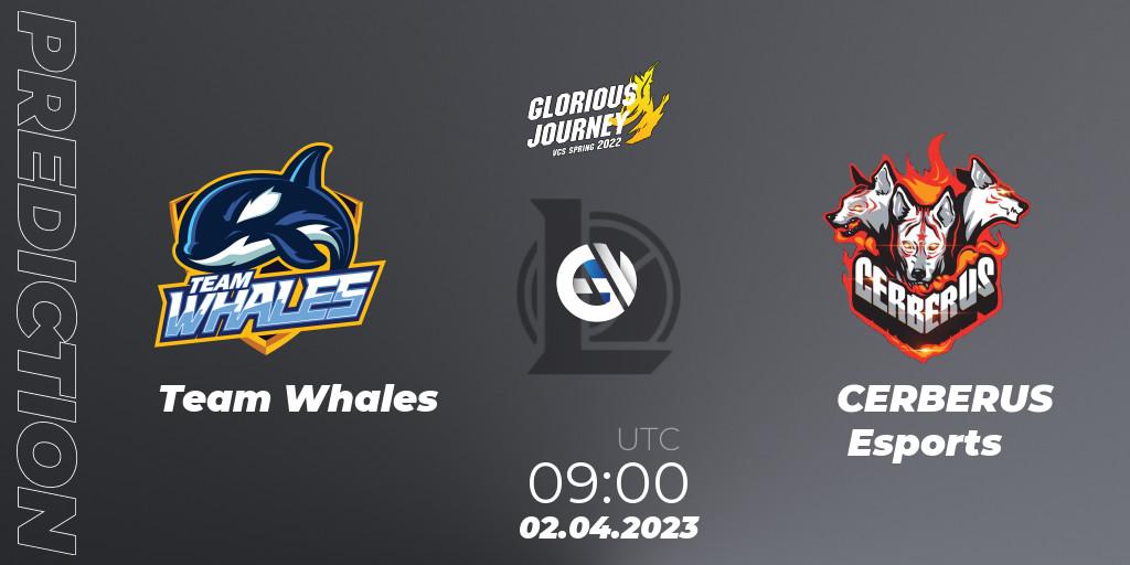 Prognose für das Spiel Team Whales VS CERBERUS Esports. 02.04.23. LoL - VCS Spring 2023 - Group Stage