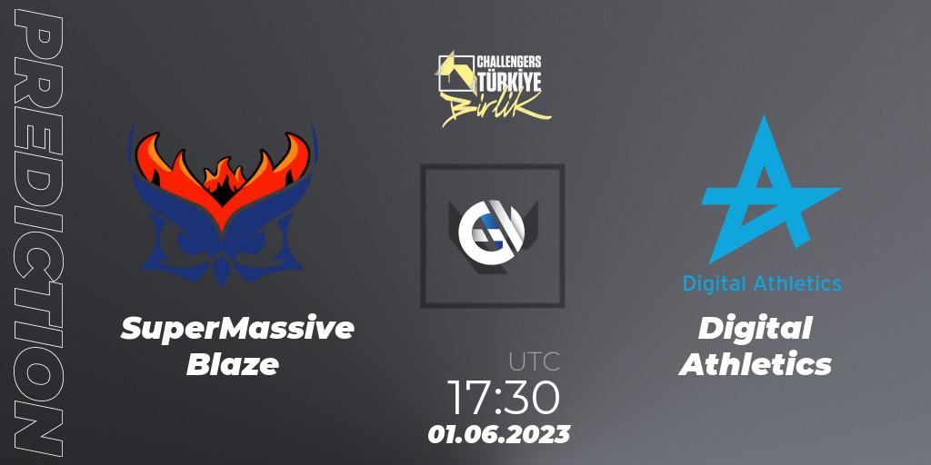 Prognose für das Spiel SuperMassive Blaze VS Digital Athletics. 01.06.23. VALORANT - VALORANT Challengers 2023 Turkey: Birlik Split 2 - Playoffs