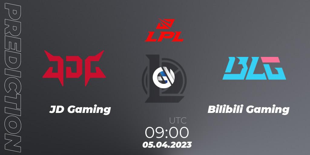Prognose für das Spiel JD Gaming VS Bilibili Gaming. 05.04.23. LoL - LPL Spring 2023 - Playoffs
