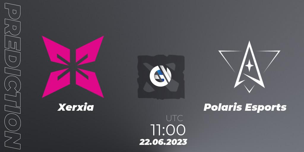 Prognose für das Spiel Xerxia VS Polaris Esports. 22.06.23. Dota 2 - 1XPLORE Asia #1