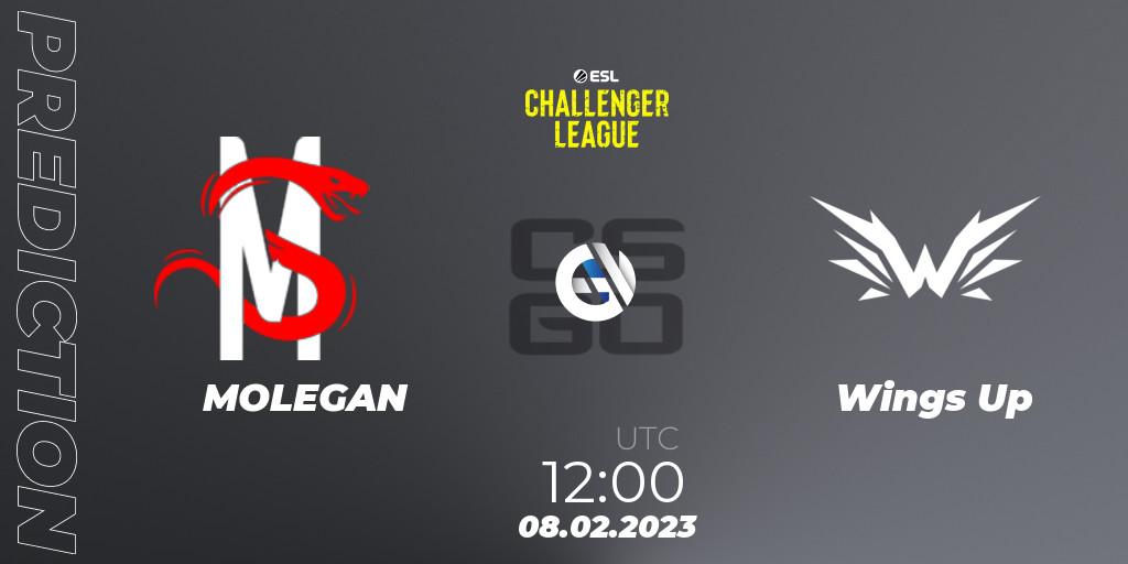 Prognose für das Spiel MOLEGAN VS Wings Up. 08.02.23. CS2 (CS:GO) - ESL Challenger League Season 44: Asia-Pacific