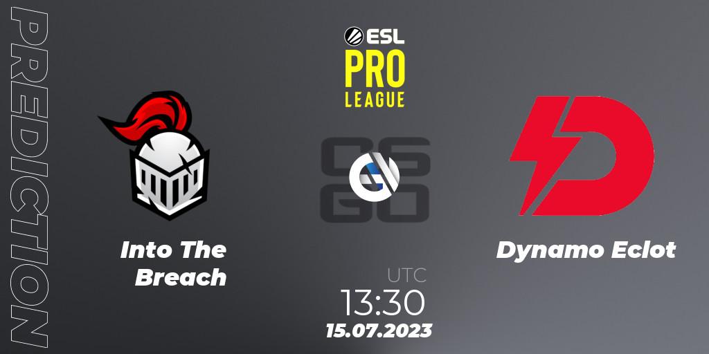 Prognose für das Spiel Into The Breach VS Dynamo Eclot. 15.07.23. CS2 (CS:GO) - ESL Pro League Season 18: European Conference
