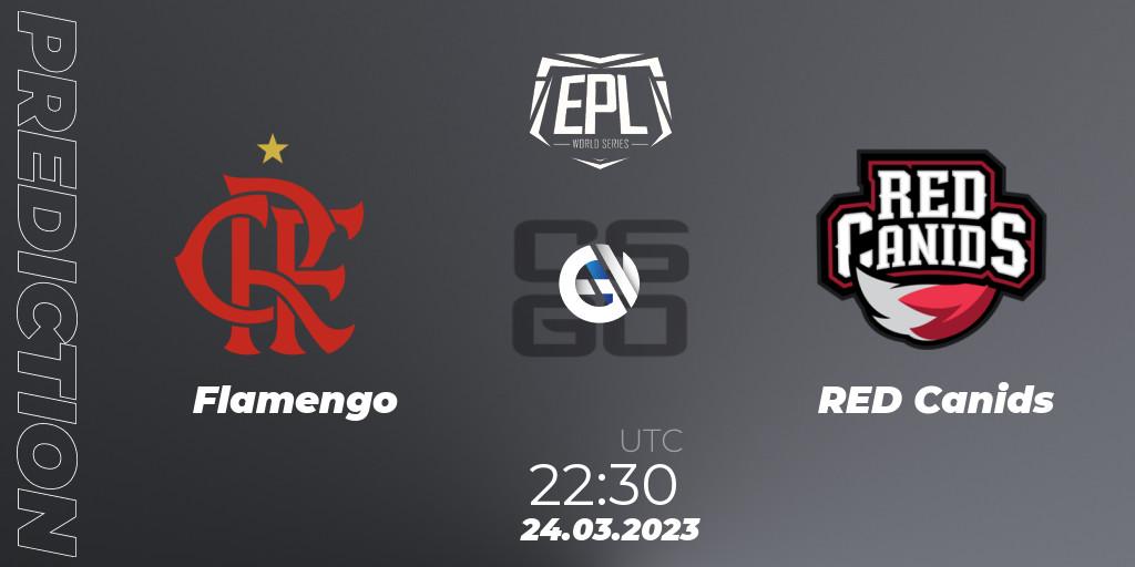 Prognose für das Spiel Flamengo VS RED Canids. 24.03.23. CS2 (CS:GO) - EPL World Series: Americas Season 3