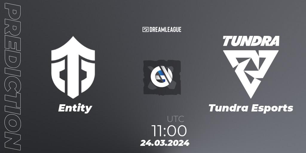 Prognose für das Spiel Entity VS Tundra Esports. 24.03.24. Dota 2 - DreamLeague Season 23: Western Europe Closed Qualifier
