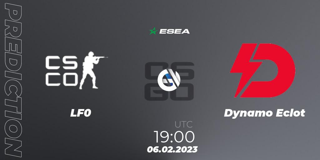 Prognose für das Spiel Cosmo Esports VS Dynamo Eclot. 23.02.23. CS2 (CS:GO) - ESEA Season 44: Advanced Division - Europe