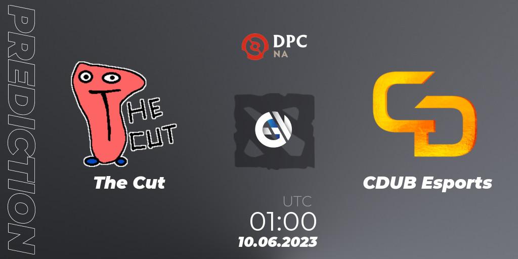 Prognose für das Spiel The Cut VS CDUB Esports. 10.06.23. Dota 2 - DPC 2023 Tour 3: NA Division II (Lower)