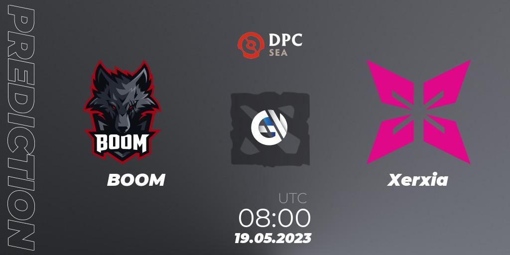 Prognose für das Spiel BOOM VS Xerxia. 19.05.23. Dota 2 - DPC 2023 Tour 3: SEA Division I (Upper)