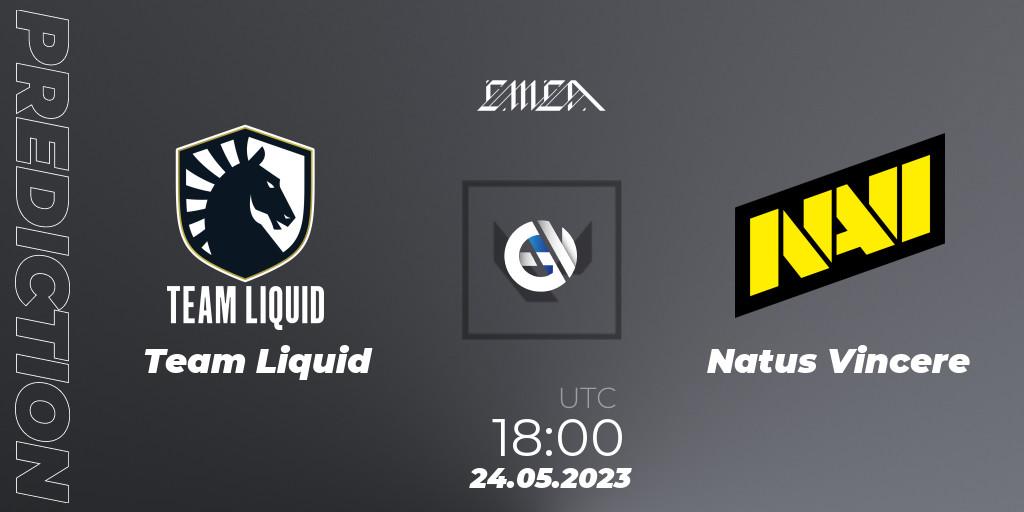 Prognose für das Spiel Team Liquid VS Natus Vincere. 24.05.23. VALORANT - VCT 2023: EMEA League 