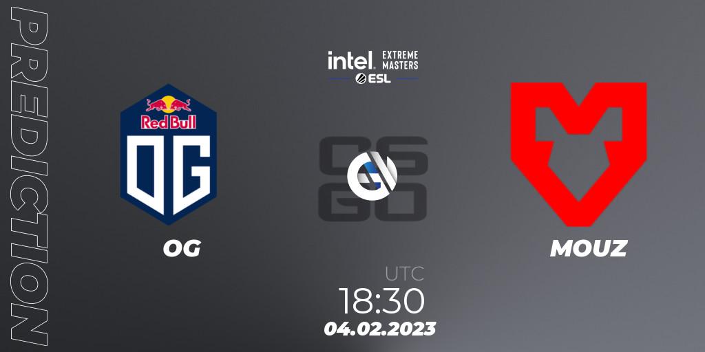 Prognose für das Spiel OG VS MOUZ. 04.02.23. CS2 (CS:GO) - IEM Katowice 2023
