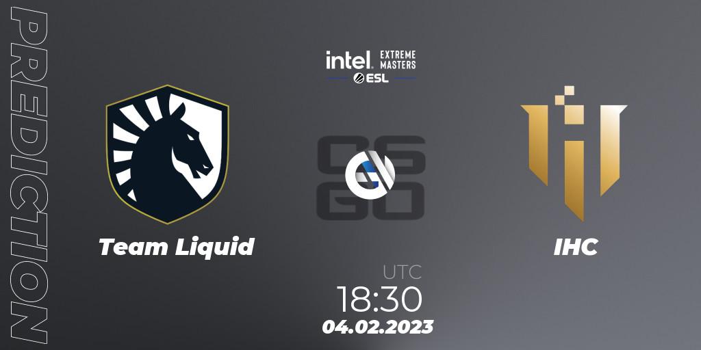 Prognose für das Spiel Team Liquid VS IHC. 04.02.23. CS2 (CS:GO) - IEM Katowice 2023